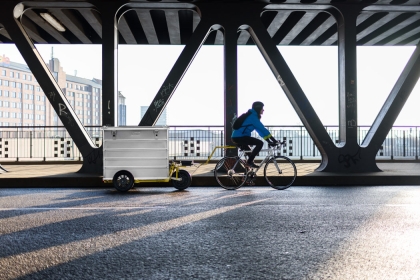 Nuwiel electric bicycle trailer